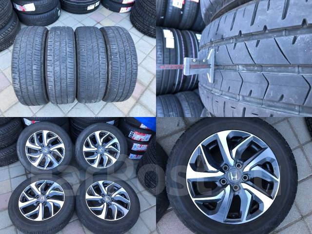 205/60R16 Bridgestone лето 90% с оригинальным литьем Honda StepWGN ...