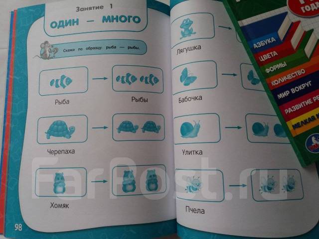 Годовой курс занятий для детей 2-3 лет. Тренировочные задания - Книги ...