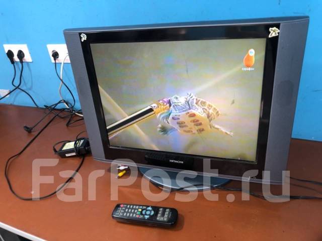 Телевизор 20 дюймов, Hitachi, LCD (ЖК), 20", б/у, в наличии. Цена: 1 ...