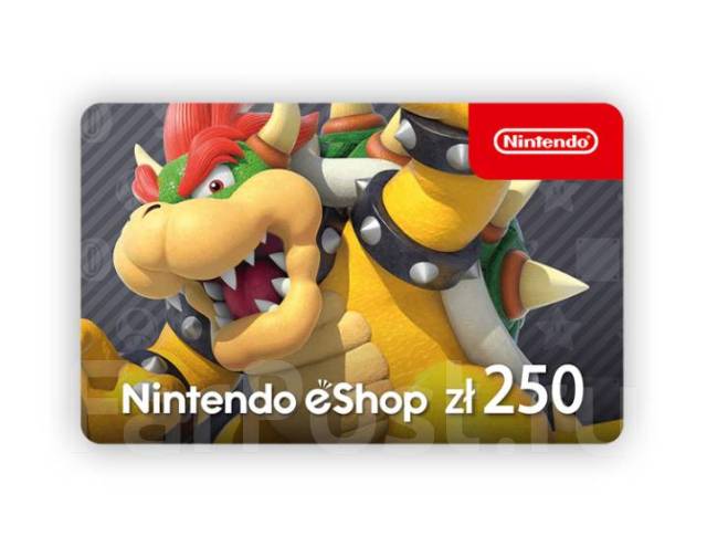 Карта пополнения nintendo eshop польша