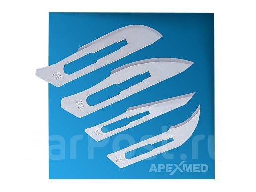Ручка для скальпеля №3 apexmed. Лезвия для скальпеля №15с нержав сталь (100шт), 0601-02-15с, apexmed. Лезвия для скальпеля из нерж. 0601-01-11 лезвие для скальпеля № 11, apexmed. Лезвие для скальпеля 15с апексмед.