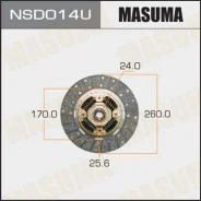 ���� ��������� NSD014 260*150*24*25.6 Masuma [NSD014] NSD014 ����