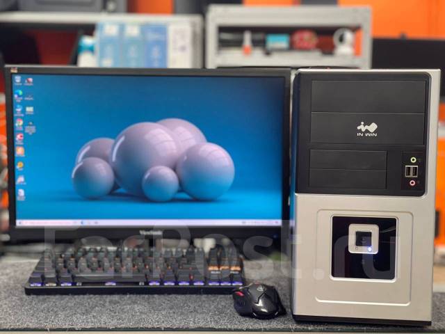 Для дома и офиса! Intel G870, 4Гб, SSD+HDD! +монитор 24"! Гарантия, б/у ...