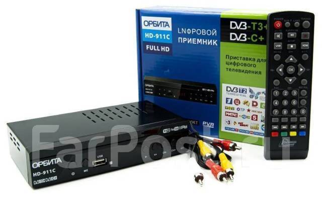 Приставка для цифрового ТВ Орбита HD911C DVB-T2 / DVB-C, новый, в ...