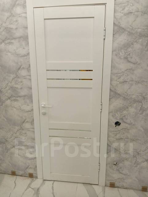 Установка межкомнатных дверей, врезка замков, отделка откосов, плотник ...