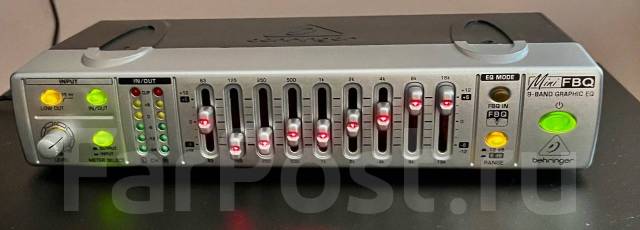 Продам Эквалайзер Стереофонический 9-полосный Behringer FBQ800, новый ...