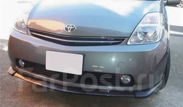 Бампер приус 20 купить. Бампер Приус 20. Бампер передний Приус 20. Toyota Prius nhw20 обвес. Приус 20 губа на передний бампер.