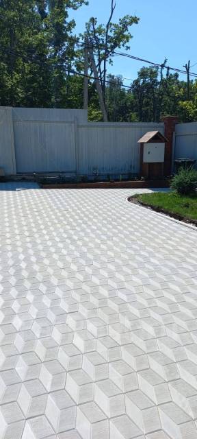 Асфальт, благоустройство, укладка брусчатки, бордюра во Владивостоке