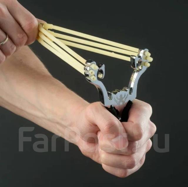 Рогатка из нержавеющей стали №132, новый, в наличии. Цена: 580₽ во ...