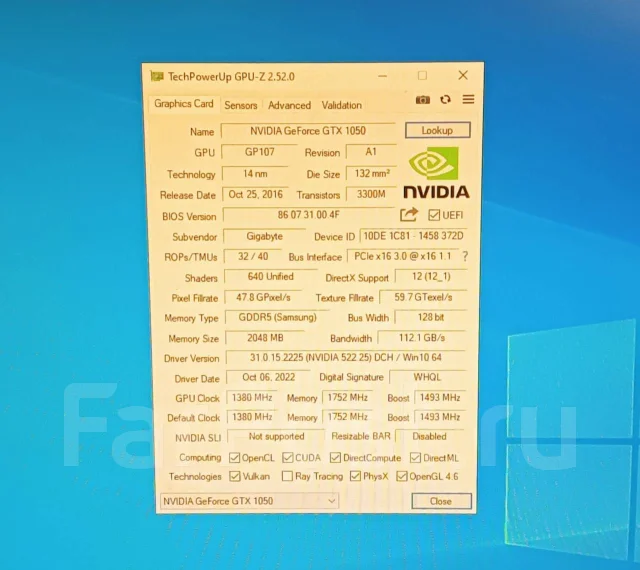 GeForce GTX 1050 ����