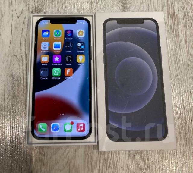 Apple iPhone 12 128gb Black идеал состояние нового, 6.10", моноблок ...
