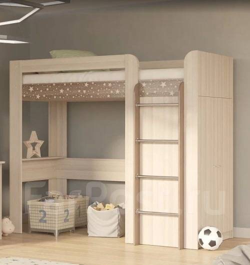 Кровать-чердак 3 в 1, новый, в наличии. Цена: 28 500₽ во Владивостоке