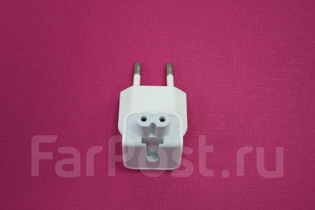 Переходник Euro PLUG для apple MacBook, новый, в наличии. Цена: 290₽ во ...
