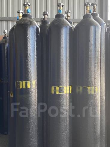 Азот газ в баллонах, Доставка, новый, в наличии. Цена: 1 200₽ во ...