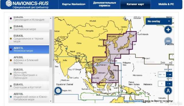 Карта навионикс онлайн