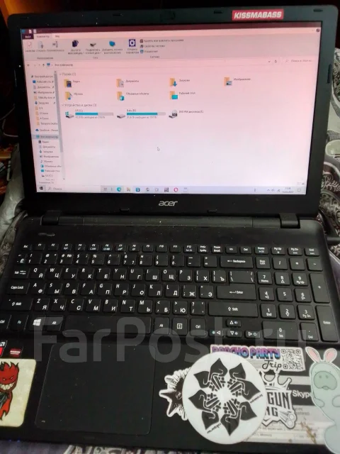Acer Aspire E5. 15.6", 2����, ��� 4 ��, ���� 320���, WiFi: 1, Bluetooth: 1, ����������� �� 4��. ����