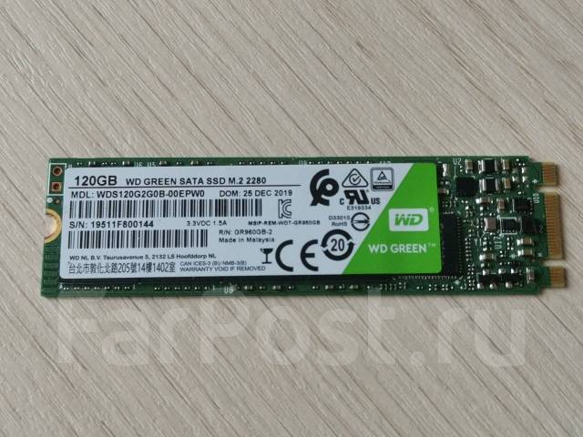 SSD M.2 накопитель 120GB WD Green [WDS120G2G0B] - Носители информации ...