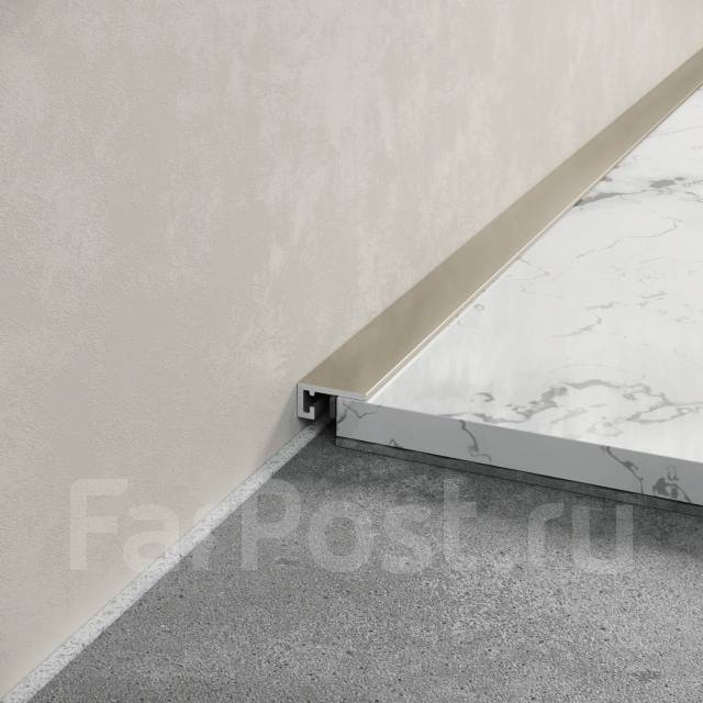 Микроплинтус 11х5 мм цвет светлое золото плинтус напольный в наличии ...