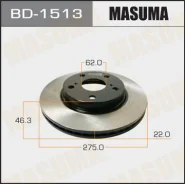 ���� ��������� Masuma front Corolla/ ZRE181L (�������� 2 ��), �������� BD1513 ����