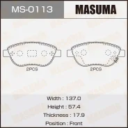 ������� �������� Masuma Peugeot/307/V1400, V1600, V2000 front (1/12), �������� MS0113 ����