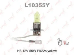 ����� H3 12V55W Pk22s Yellow (F0070901) Lynxauto [L10355Y] L10355Y ����