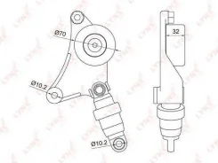 ����� �������� ��������� ������������ LYNXauto (F0084284) Lynxauto [PT3043] PT3043 ����
