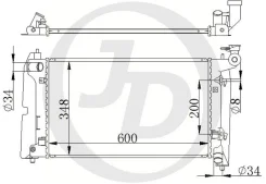 �������� ���������� Toyota Corolla, Fielder, Spacio, Will VS, Runx (F0059888) JD [JPR0028] JPR0028 ����