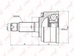 ���� �������� ����� ����, ��� (F0086165) Lynxauto [CO7800] CO7800 ����