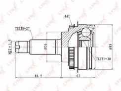 ���� �������� Subaru (N0021621) Lynxauto [CO7101A] CO7101A ����