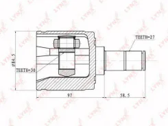���� ���������� ����� ���� (F0063890) Lynxauto [CI-3403] CI3403 ����