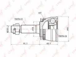 ���� �������� ����� ����, ��� Lynxauto [CO3628A] CO3628A ����