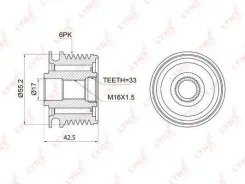 ����� �������� ����� ���������� (F0088330) Lynxauto [PA-1009] PA1009 ����