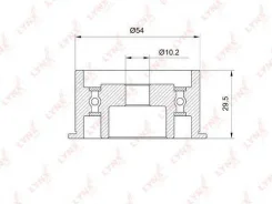 ����� �������� Toyota (F0050451) KOYO [PU255424ARR1D] PU255424ARR1D ����