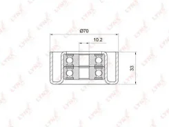 ����� ����� ���������� Toyota 1GRFE 02-16603-31030 (F0050589) [16603-31040] 1660331040 ����