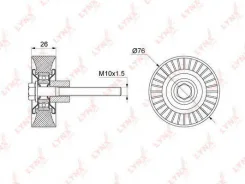 ����� �������� ���������� ����� (F0094828) Lynxauto [PB7125] PB7125 ����