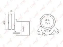 ���������� ����� ��������� ������������ (F0093666) Lynxauto [PT-3031] PT3031 ����