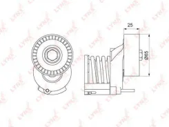 ����� �������� ���������� ����� Lynxauto [PT3105] PT3105 ����