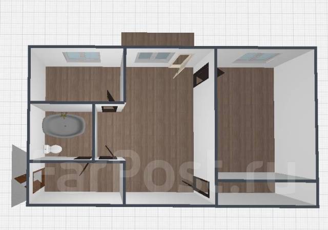 Продаётся 2-к квартира в п. Дунай, ул. Юбилейная 4, 5/5 - Купить 2 ...