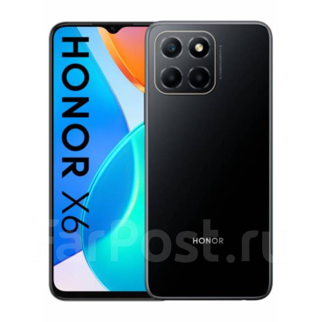 Смартфон Новый Honor X6 4/64Gb 5000мАч Черный - Смартфоны и сотовые ...