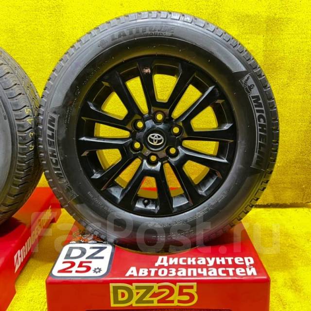 Колесо Комплект Колес свежий Toyota LAND Cruiser Prado Black ONYX ...