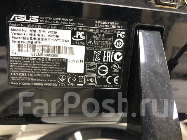 Asus. 24", ���������� �� (LCD, LED, QLED) ����