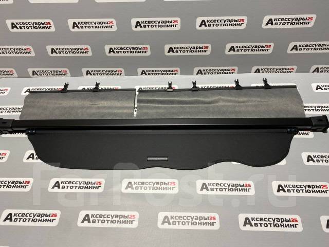 Полка (шторка) в багажник Toyota Prado 150 (Прадо). Черная. 7 мест ...