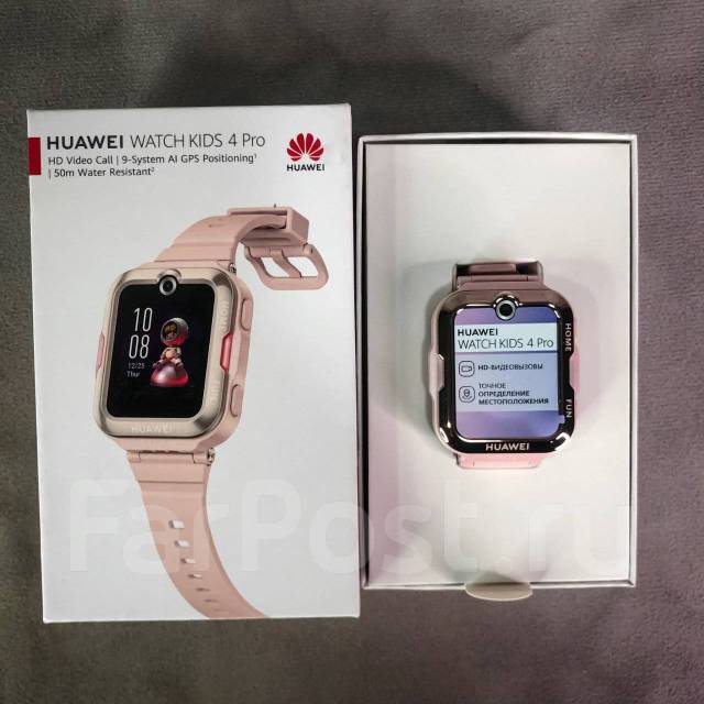 Детские смарт-часы Huawei Watch Kids 4 Pro (ASN-AL10) Розовый, фитнес ...