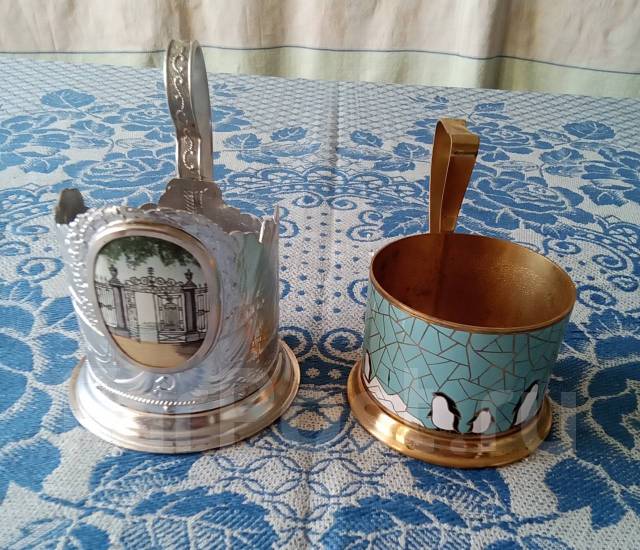 Подстаканники. Кольчугино. СССР. Раритет, б/у, в наличии. Цена: 1 400 ...