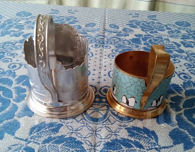 Подстаканники. Кольчугино. СССР. Раритет, б/у, в наличии. Цена: 1 400 ...