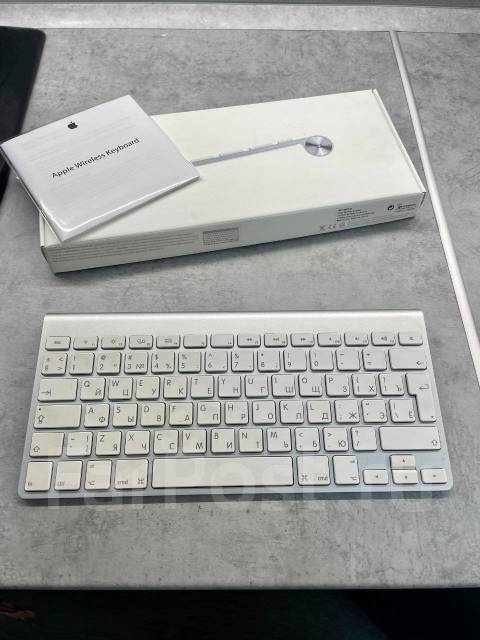 Клавиатура Apple A1314 Wireless Keyboard White Bluetooth, б/у, в ...