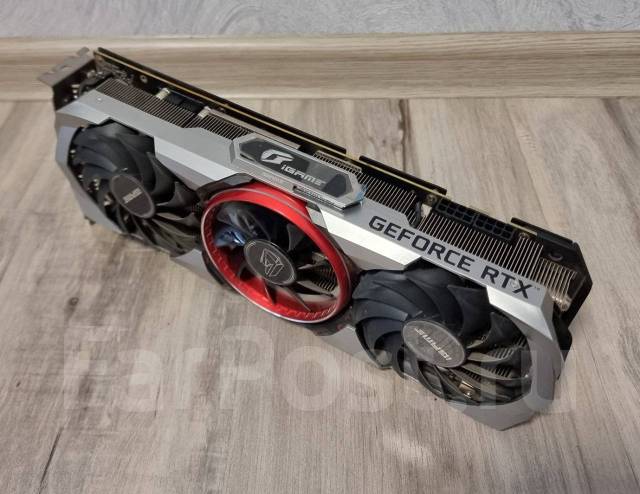 Видеокарта ColorFul iGame RTX 3070 Advanced OC! Гарантия, б/у, в ...