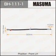 BH-111-1 ����� ��������� �������� ������ Vista #V5# Masuma 90947-02A34 ����