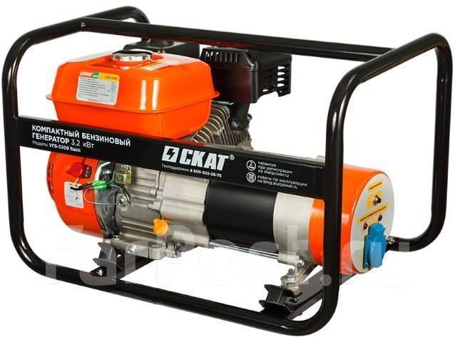 Генератор бензиновый Skat УГБ 3200 Basic 3,5 кВт 40 кг Новый Продажа, б ...