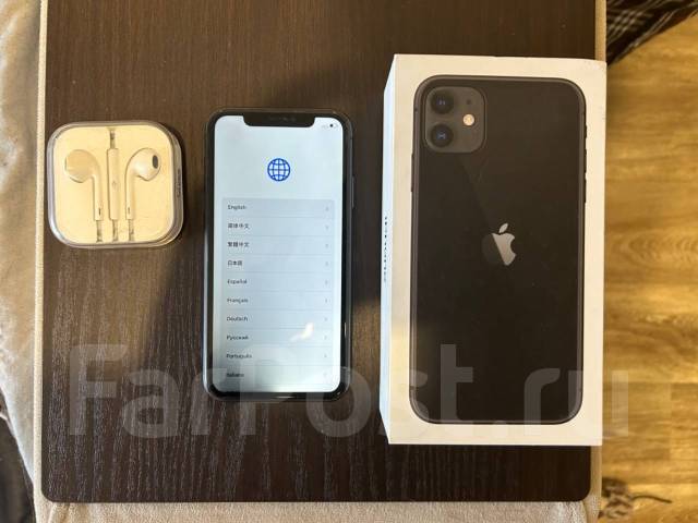 iPhone 11 128gb , черный - Смартфоны и сотовые телефоны во Владивостоке